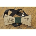papion cu desen bicicleta